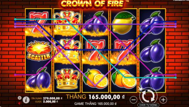 Tổng quan về slot Crown Of Fire 2024
