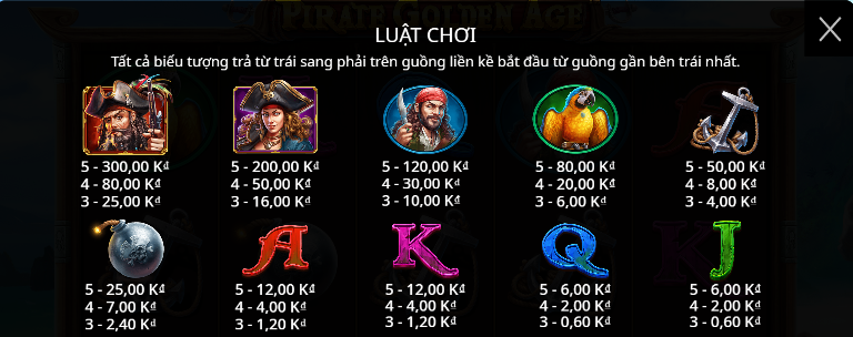 Từ A đến Z về nổ hũ Pirate Golden Age 2024