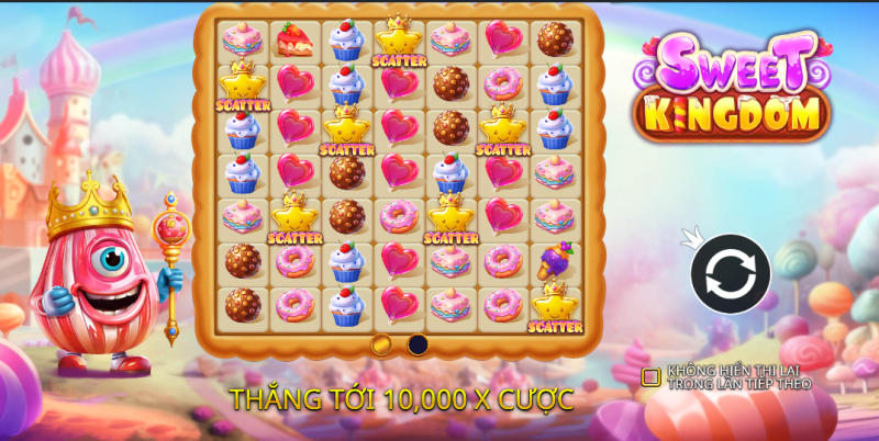 6+ mẹo quay Sweet Kingdom kiếm bộn tiền