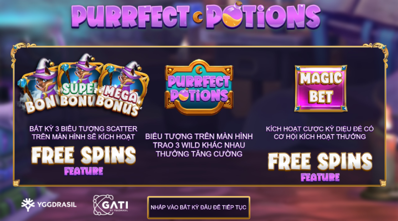 6+ mẹo quay hũ Purrfect Potions thông minh