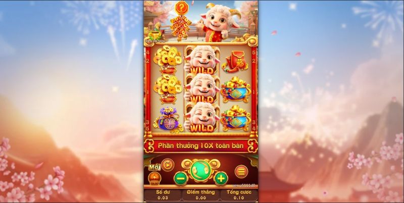 Gặp cừu may mắn trong slot Fortune Sheep 2024